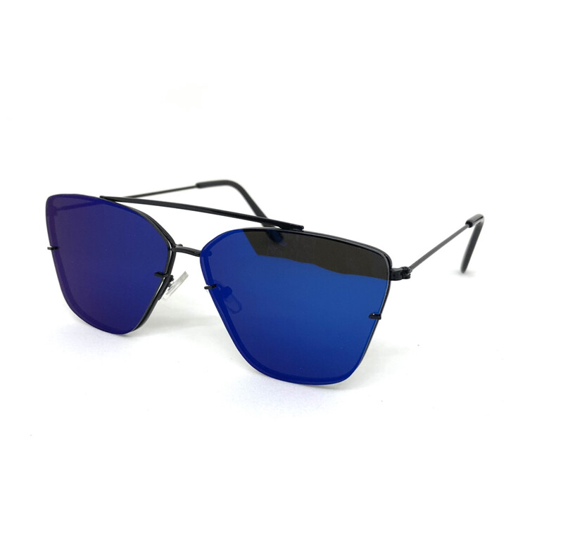 Lavymarks Gradient Square Men Sunglasses With Black Hard Case