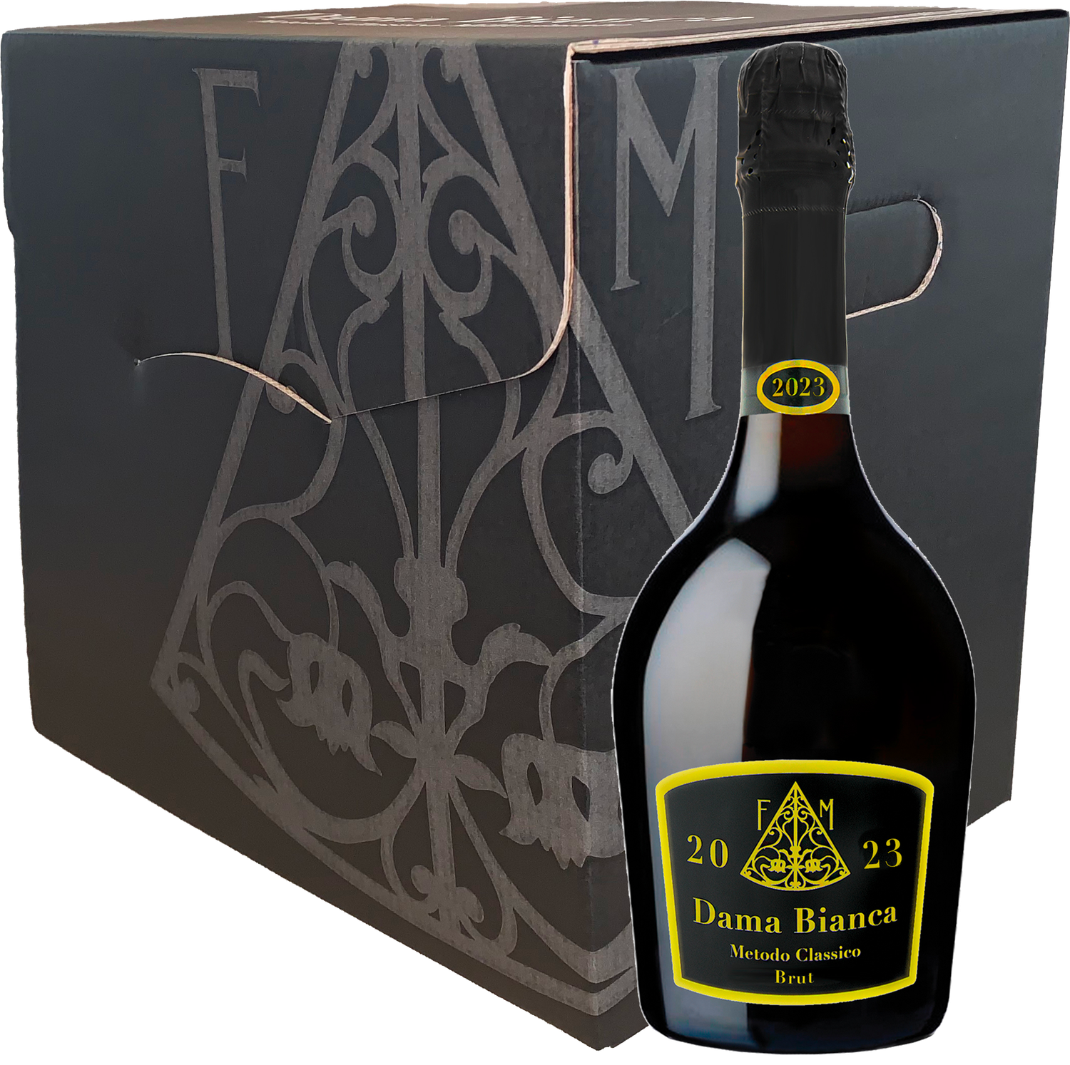 CONFEZIONE 6 BOTTIGLIE - DAMA BIANCA Spumante Metodo Classico Brut