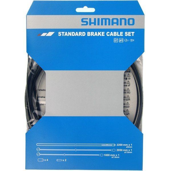 Shimano Road / MTB brake cable set, black