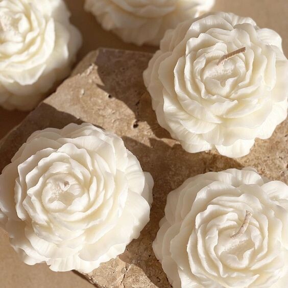 Flower Shaped Candles