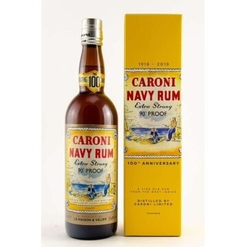Caroni Navy Rum Replica Extra Strong 90 Proof 100th Anniversary
