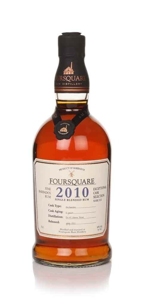 Foursquare Vintage 2010 - Single Blended Rum - 60%