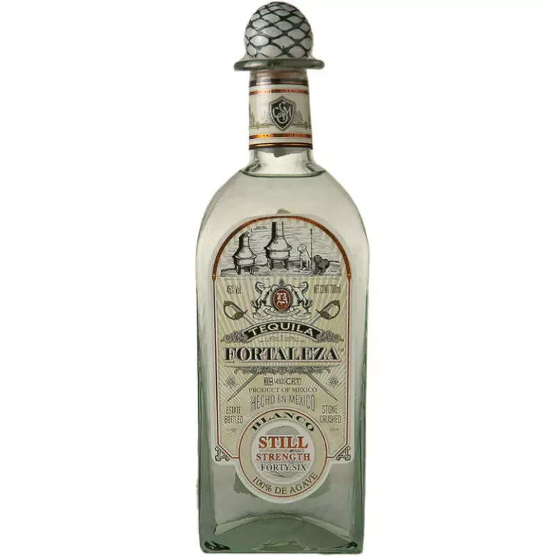 Fortaleza blanco still strength tequila 46%