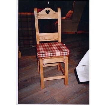 Galette de chaise passepoilée