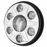 LTPRTZ 7" LED koplamp PHANTOM met standlicht - chrome