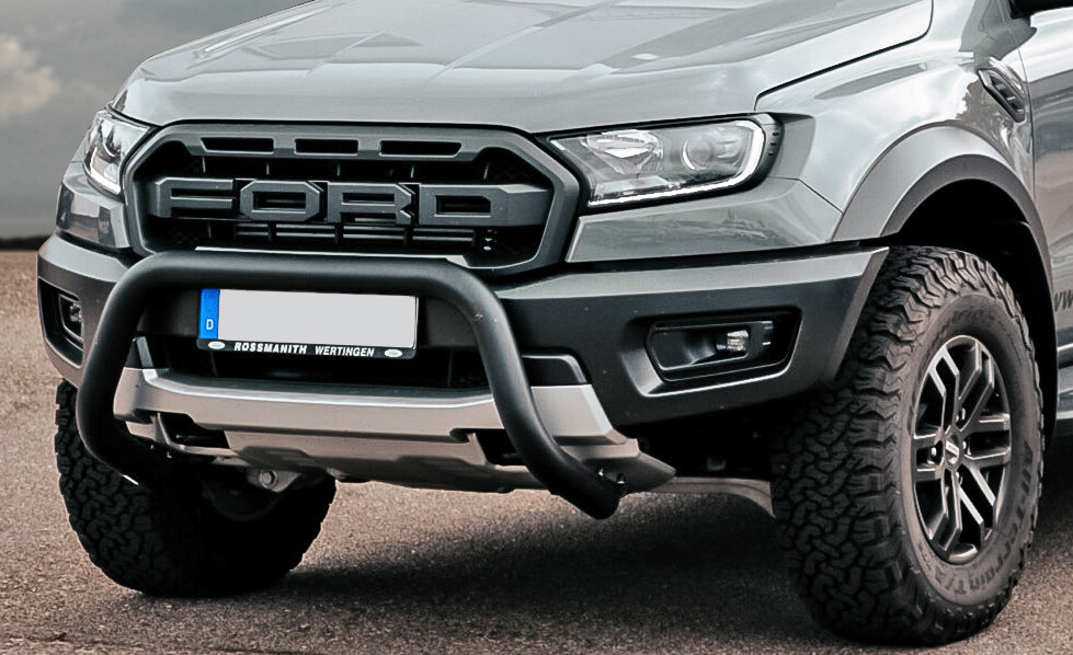 Bullbar – polished RVS76mm – Ford Ranger 2012+ – Blacktrack Offroad –  Webshop