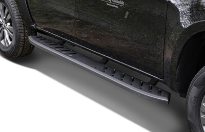 Running boards - zwart - Mercedes X-klasse - 09/2017+