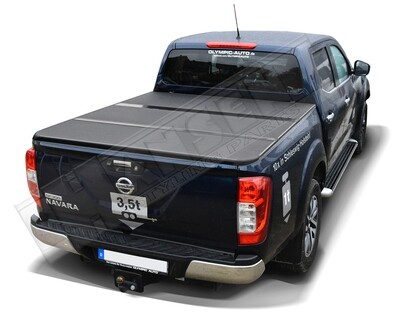 Tonneau cover - black - Nissan Navara D40