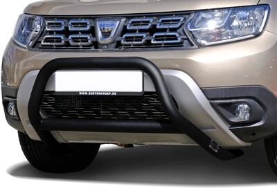 Bullbar - black 63,5mm - Dacia Duster - 10/2017+