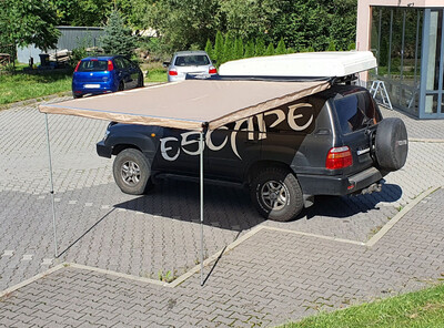 Escape luifel - 2,5m of 3m - zand of groen