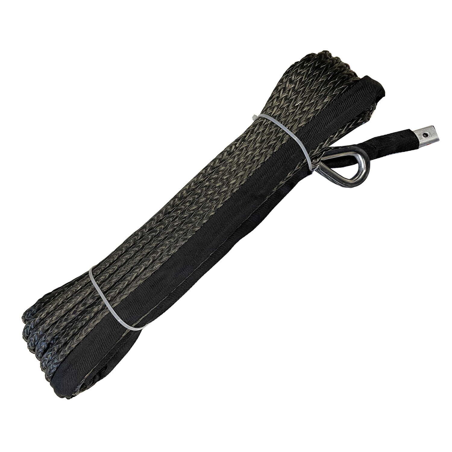 Synthetisch touw - 9,5 mm 27m grijs