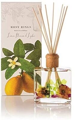 rosy rings botanical reed diffuser - lemon blossom & lychee