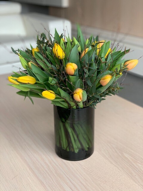 Boeket tulpen 1 kleur