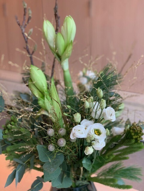 Boeket Amaryllis wit