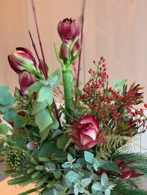 Boeket Amaryllis rood