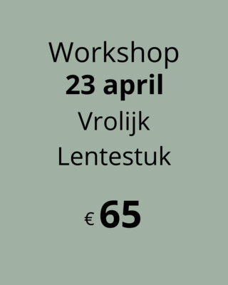 Workshop 23 april