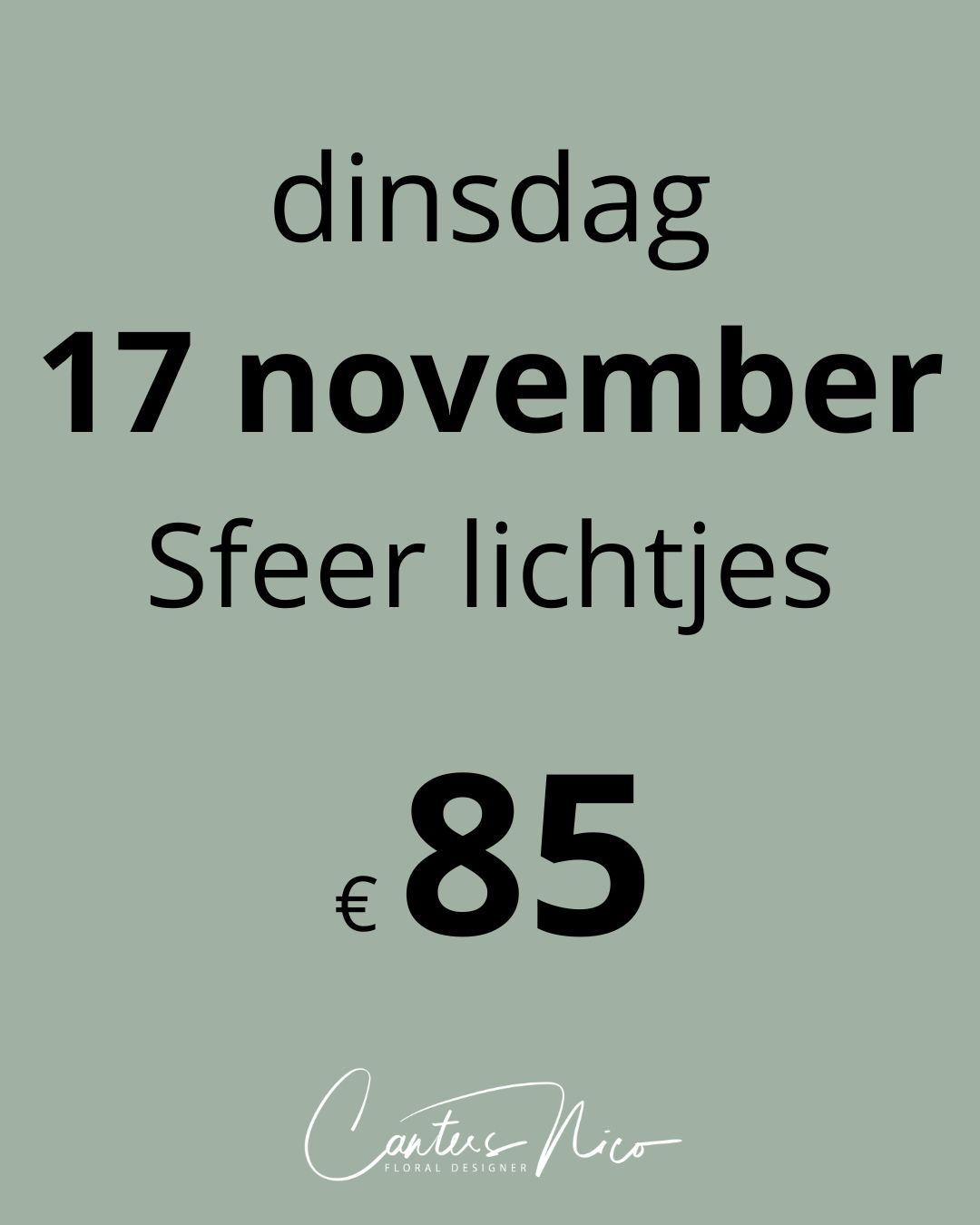 Workshop 17 november
