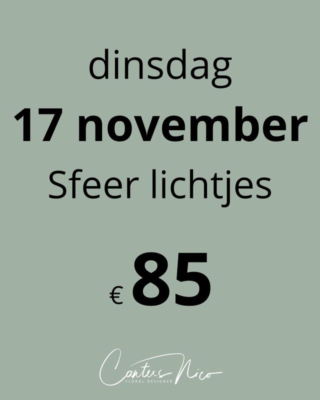 Workshop 17 november