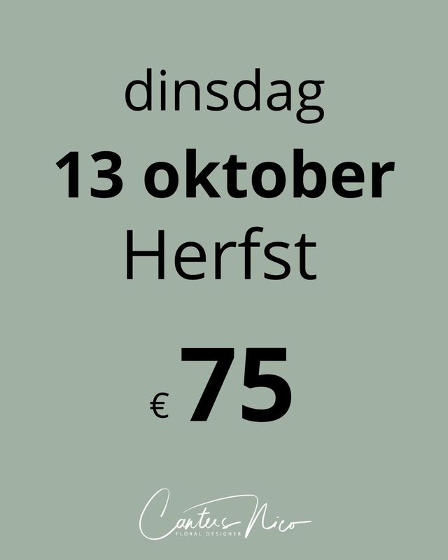Workshop 13 Oktober