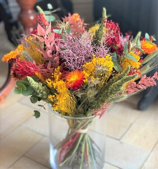 Zomergloed droogboeket