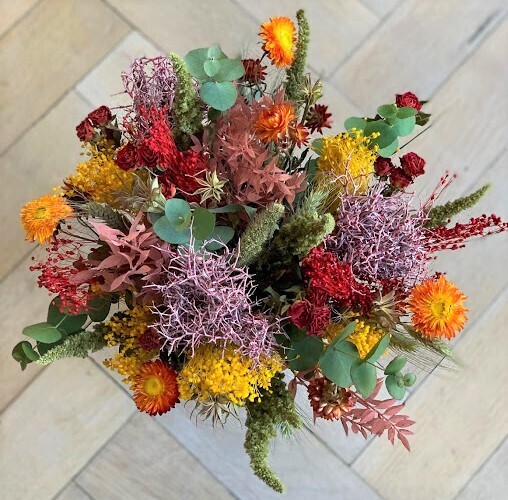 Zomergloed droogboeket