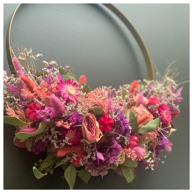 Workshop Flowerhoop droogbloemen