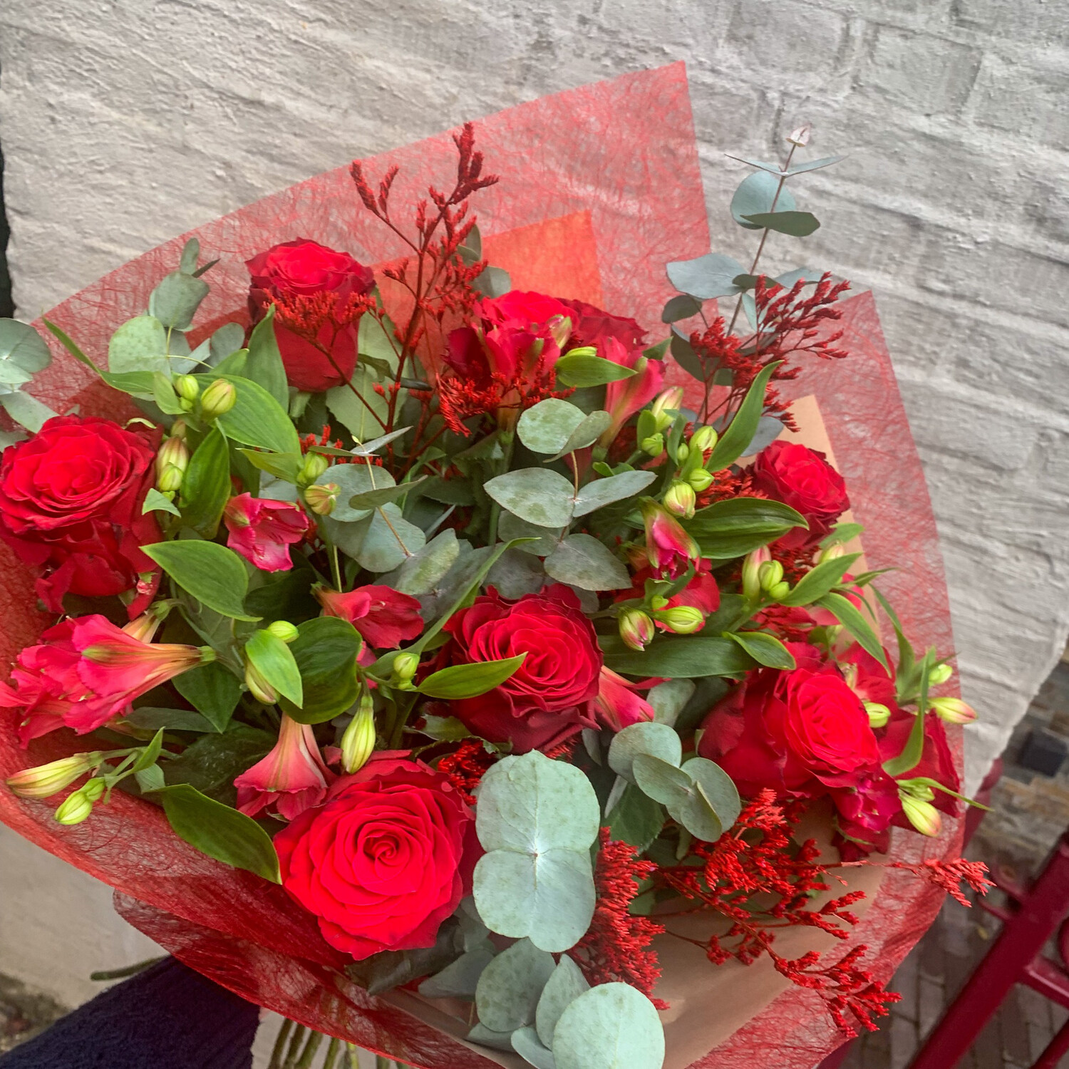 Valentijn rozenboeket