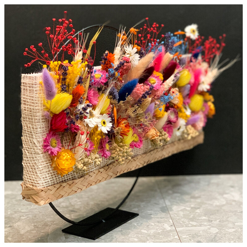 Workshop Schilderijtje van droogbloemen