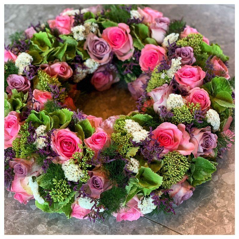 Bloemenkrans Roos