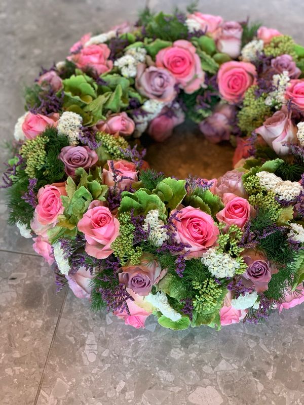 Bloemenkrans Roos
