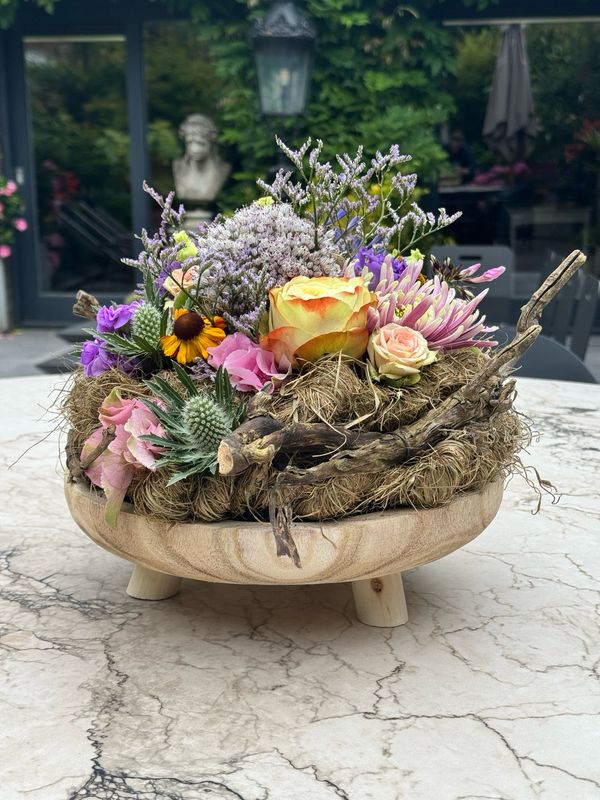 WORKSHOP Bloemstuk op pootjes