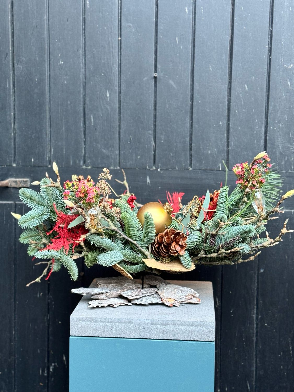 Workshop Sfeerstuk Kerst met Lichtjes 11/12