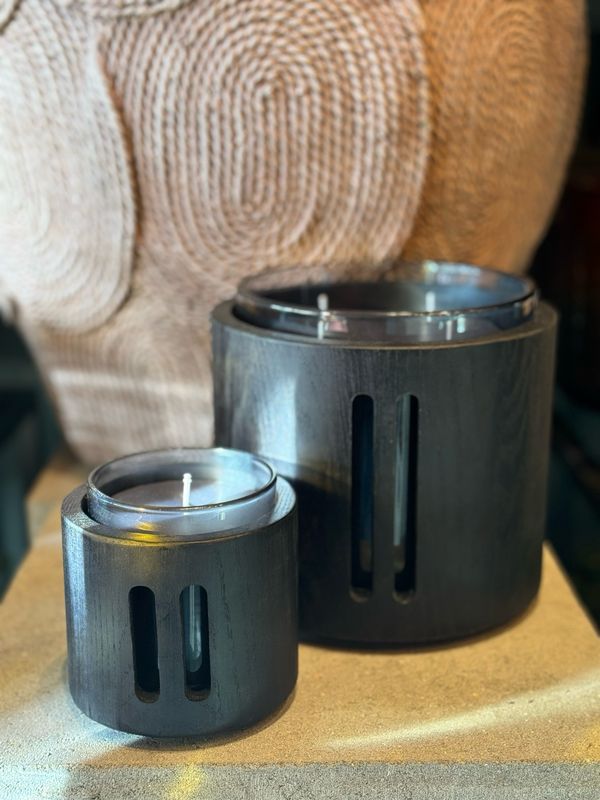 Menza by Véronique De Kock Scented Candle L Black Velvet Ø 17 cm