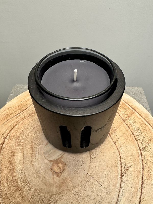 Menza by Véronique De Kock Scented Candle S Black velvet Ø 10 cm