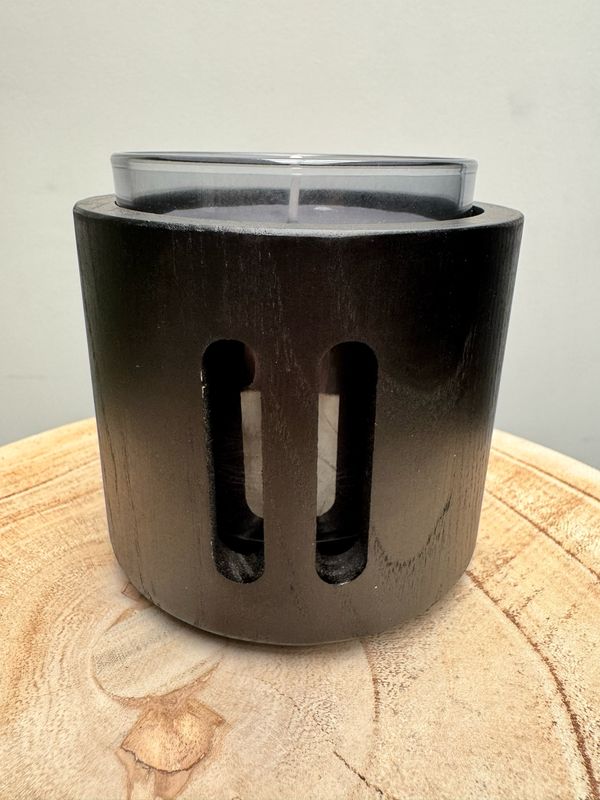 Menza by Véronique De Kock Scented Candle S Black velvet Ø 10 cm