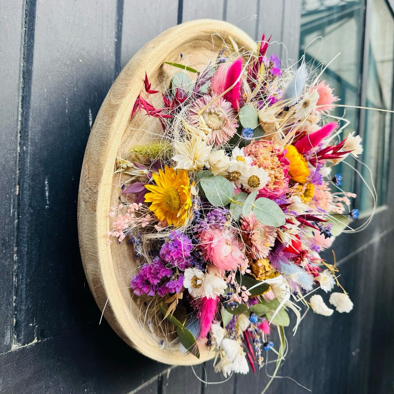 Workshop bloemstuk droogbloemen