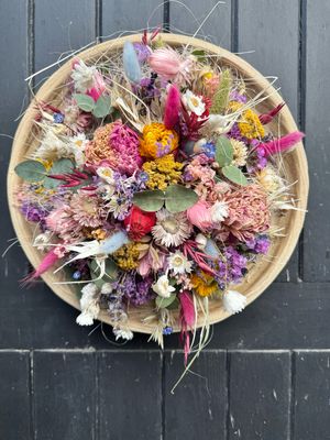 Workshop bloemstuk droogbloemen 30/4