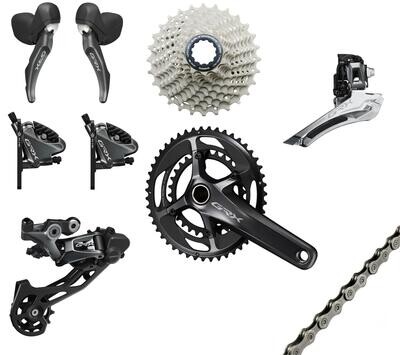Shimano GROEP GRX810 GROEP 11 Speed 170 mm, 40T, 11-30