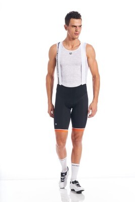Giordana broek SilverLine Black-Tangerine Orange - maat XL