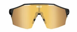 KOO Alibi Black matt - Matt gold mirror lens