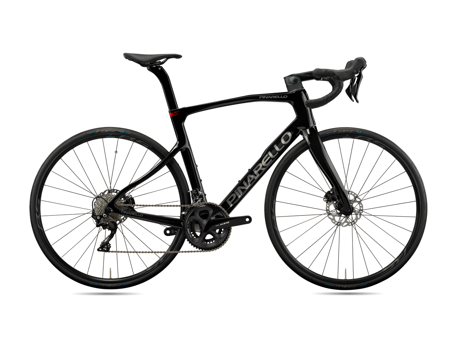 PINARELLO X1 105 - SHINY NLACK - MAAT 53