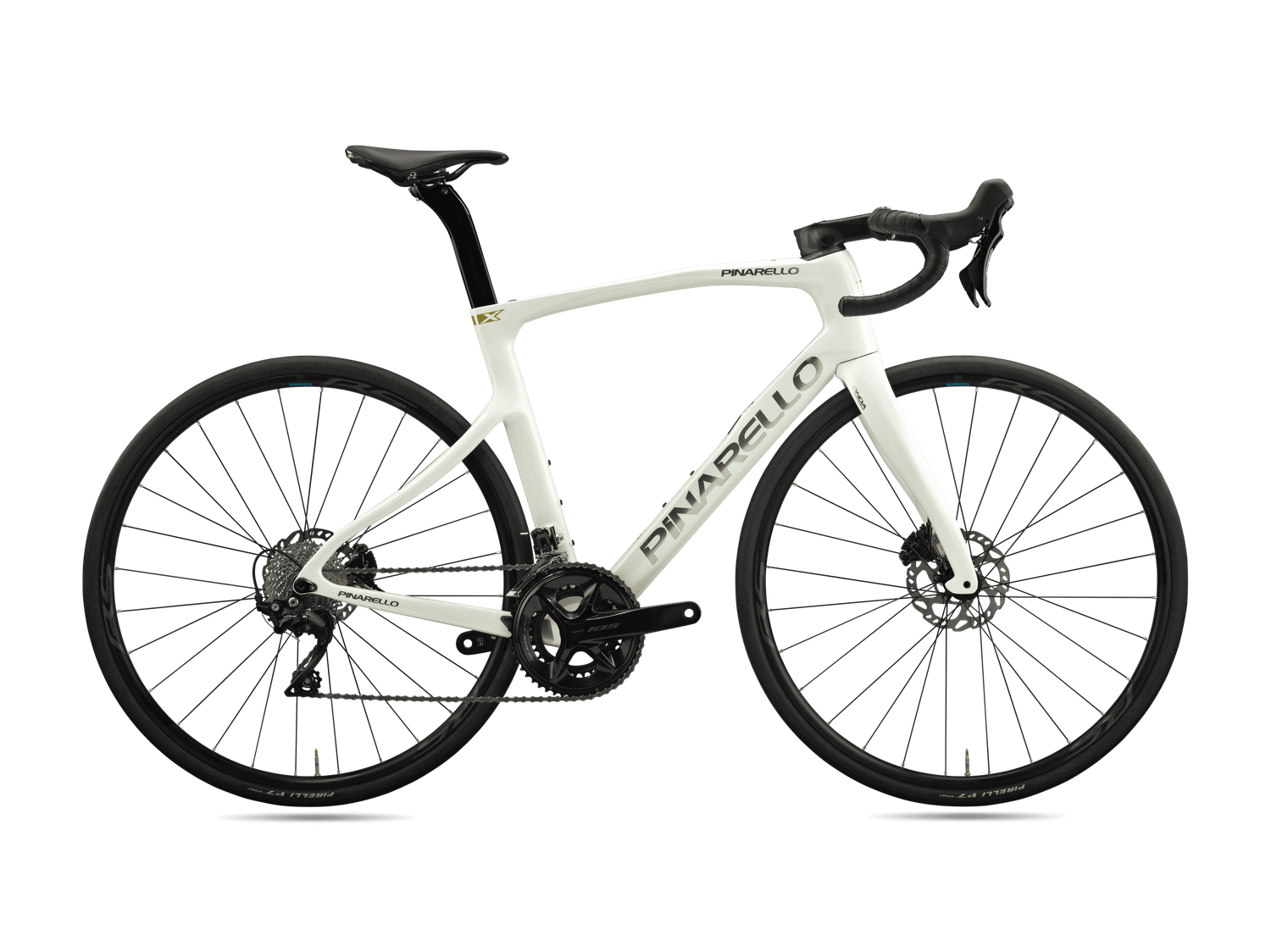 PINARELLO X1 105 - PEARL WHITE - MAAT 53