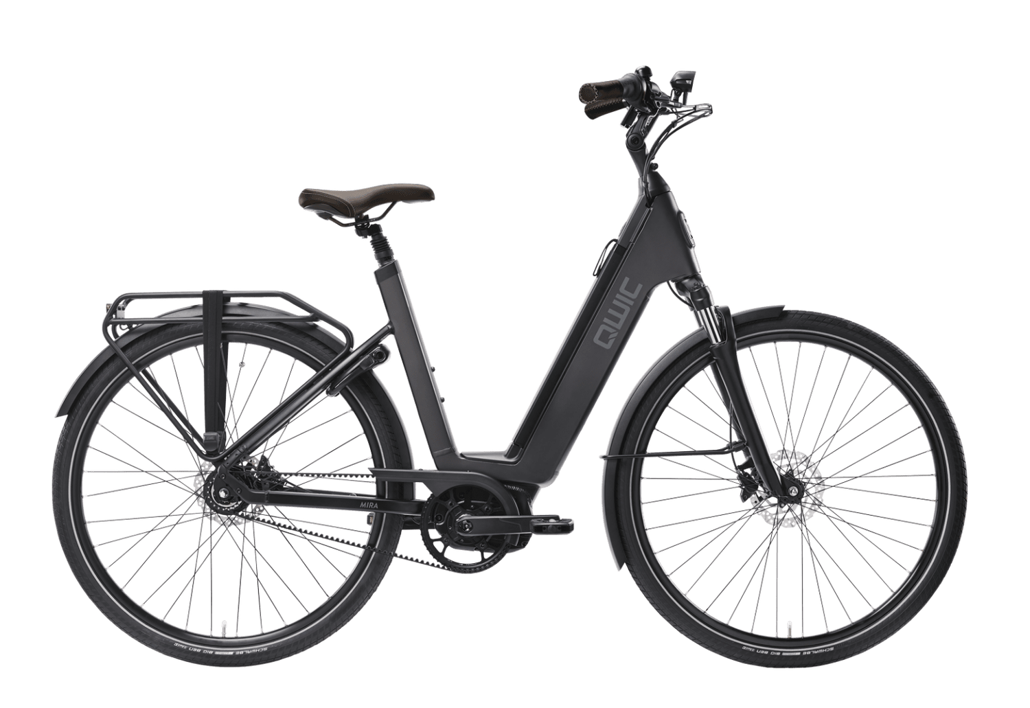 MIRA TOUR -  756Wh- Jet Black - Riemaandrijving - MAAT M
