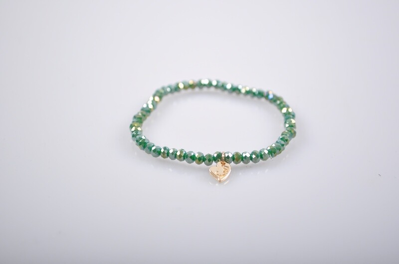 Kralen armband | Groen