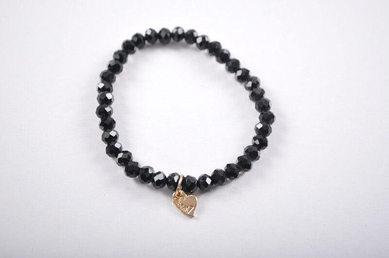 Kralen armband | Zwart
