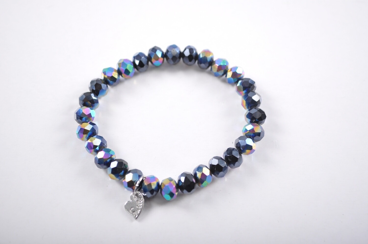 Kralen armband | Zwart-Grijs