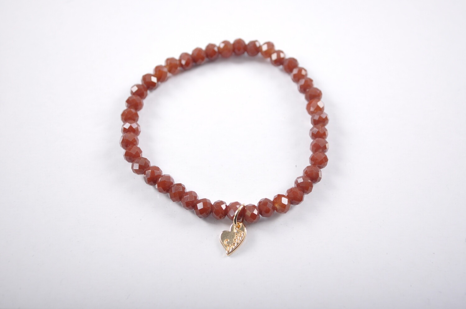 Kralen armband | Bruin