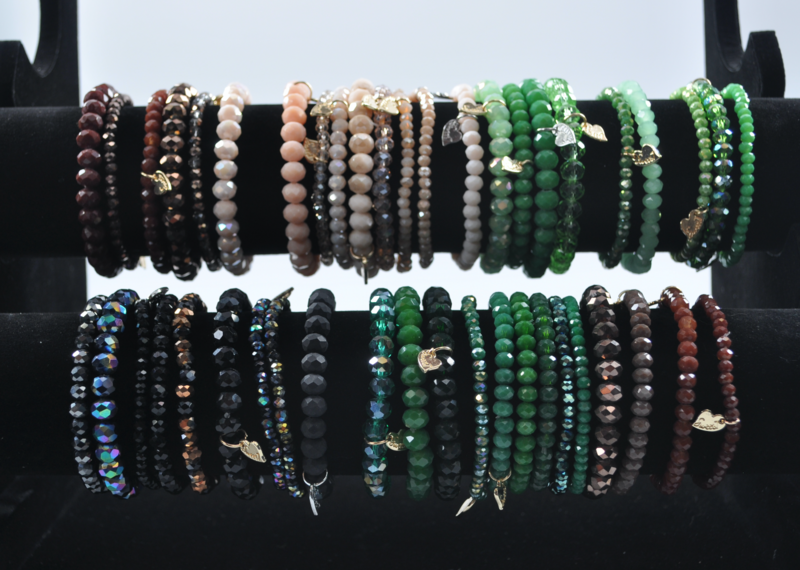 Kralen armband | Bruin
