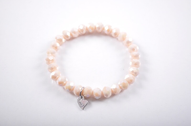 Kralen armband | Beige