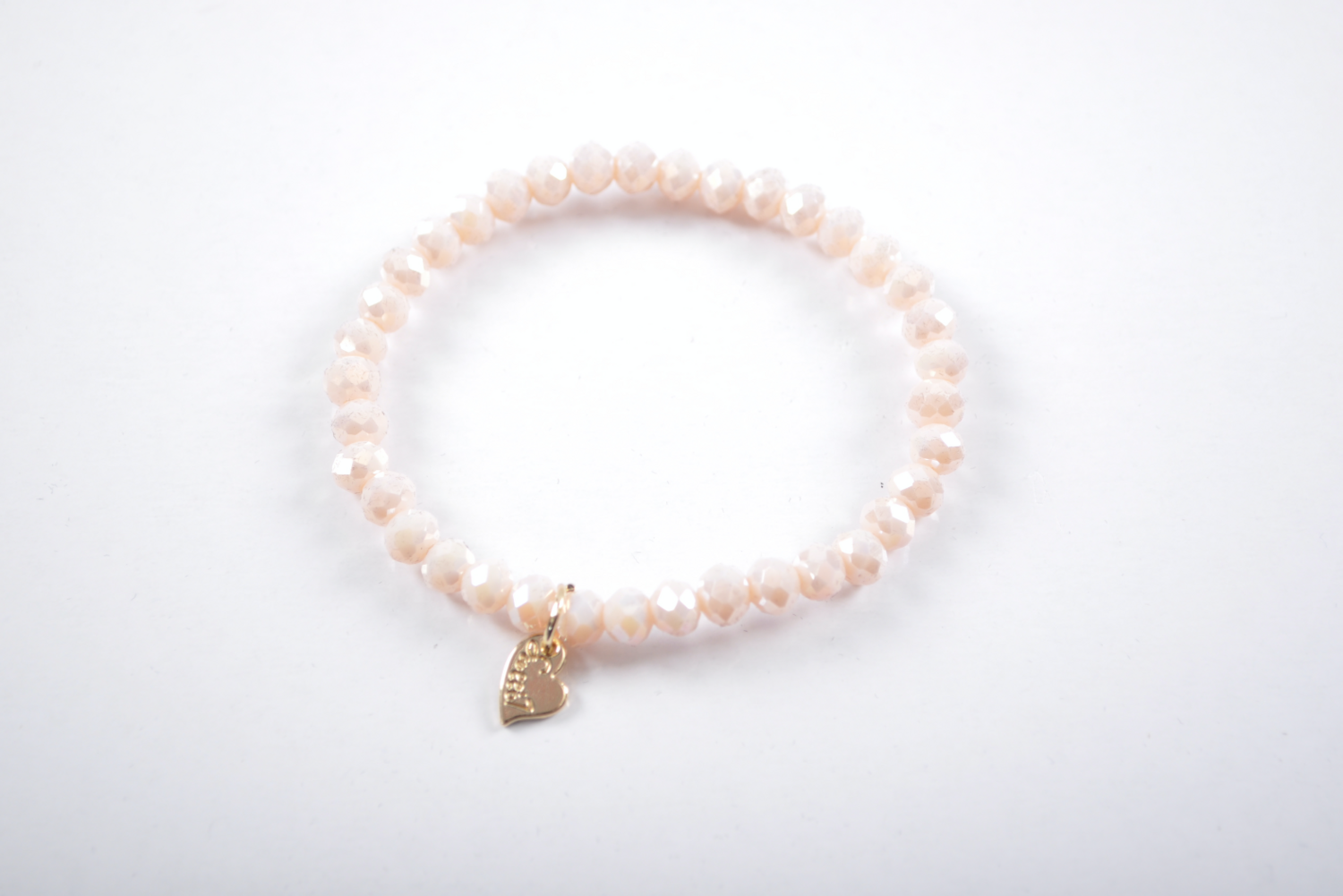 Kralen armband | Beige